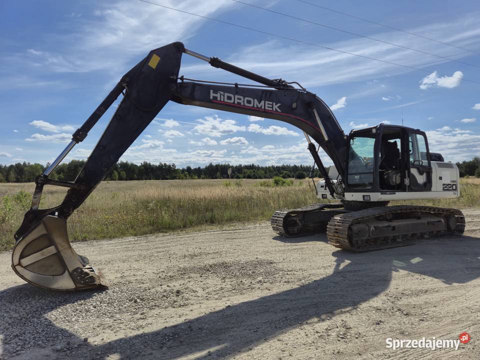KOPARKA HIDROMEK 220 LC pełny VAT Tokarnia