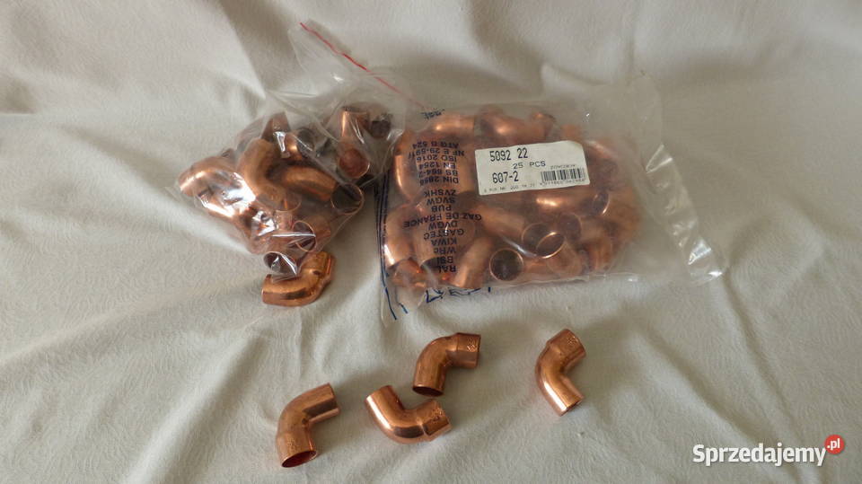 Kolano miedziane Cu 1kielichowe 1kx22 Koszalin