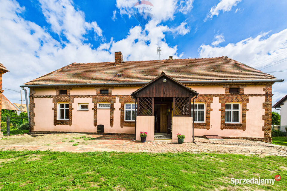 Dom z zabudowaniami duża działka i wiejski dolnośląskie Turzany