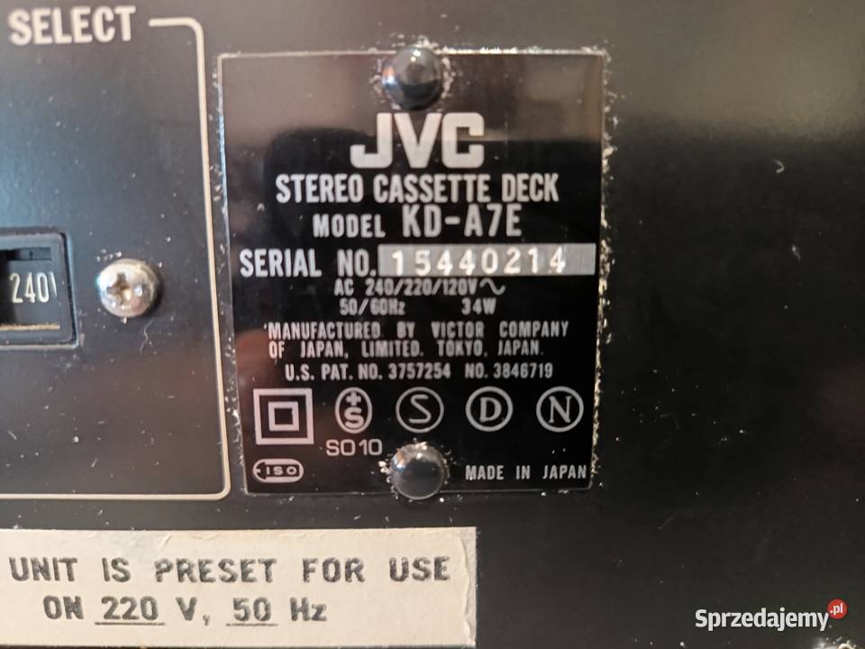 Magnetofon JVC KD A7 Gdynia