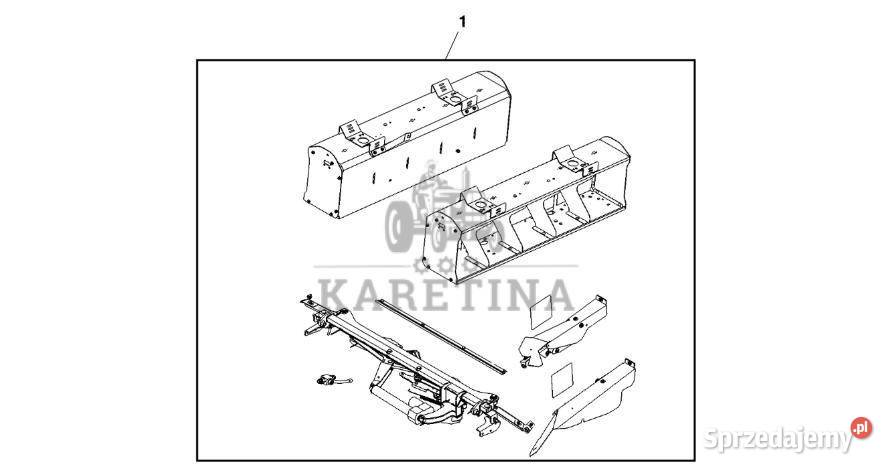 John Deere 960 Zestaw ramienia BCC10108 System Jastrzębniki sprzedam