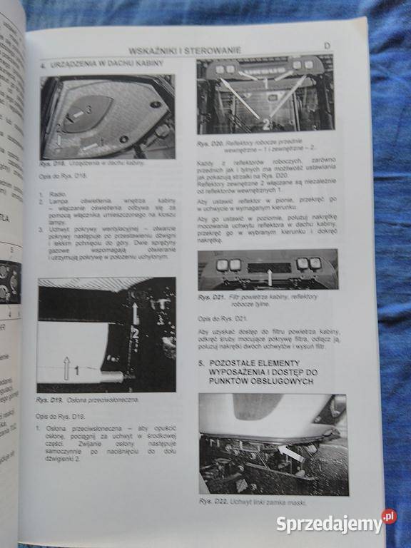 Instrukcja obsługi Ursus 8024 oryginalna nowa Lublin