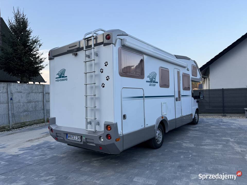 Kamper Weinsberg Meteor 730 Fiat Ducato 28 lubuskie Nowa Sól