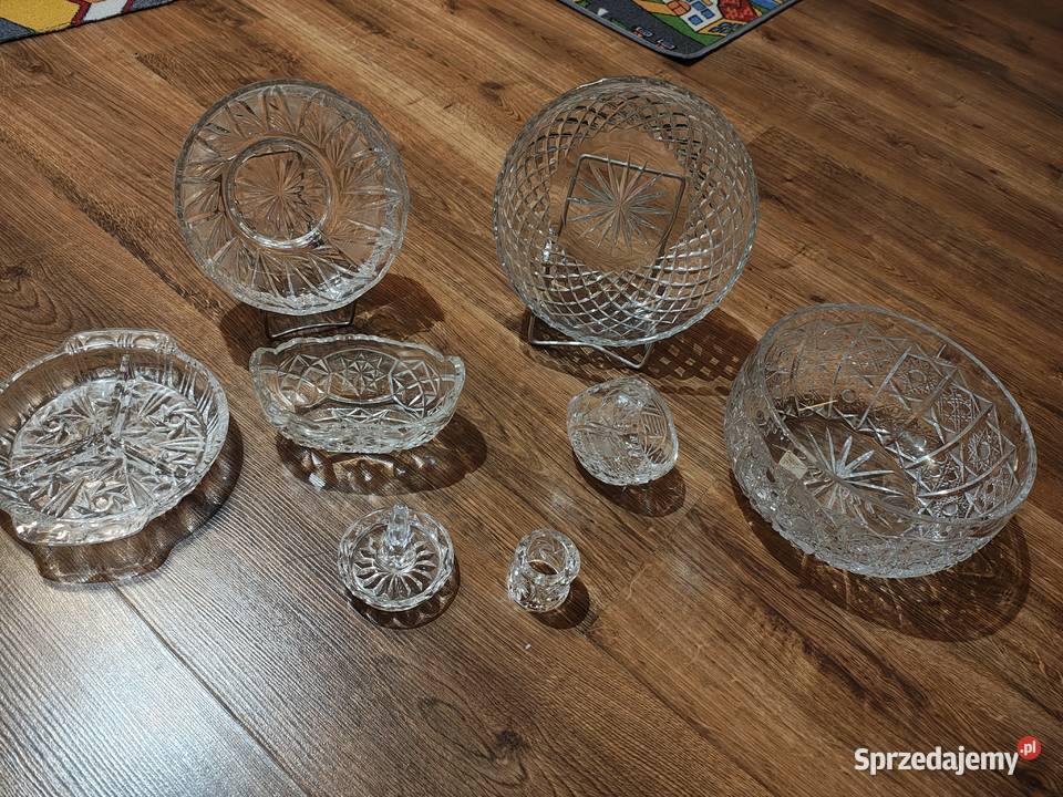 Zestaw kryształów PRL wielkopolskie Słupca