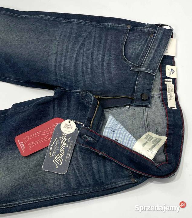 Spodnie damskie Wrangler Corynn Dark Lake Skinny Pisz