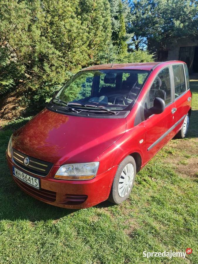 Fiat Multipla II 2005 r 16 benz gaz