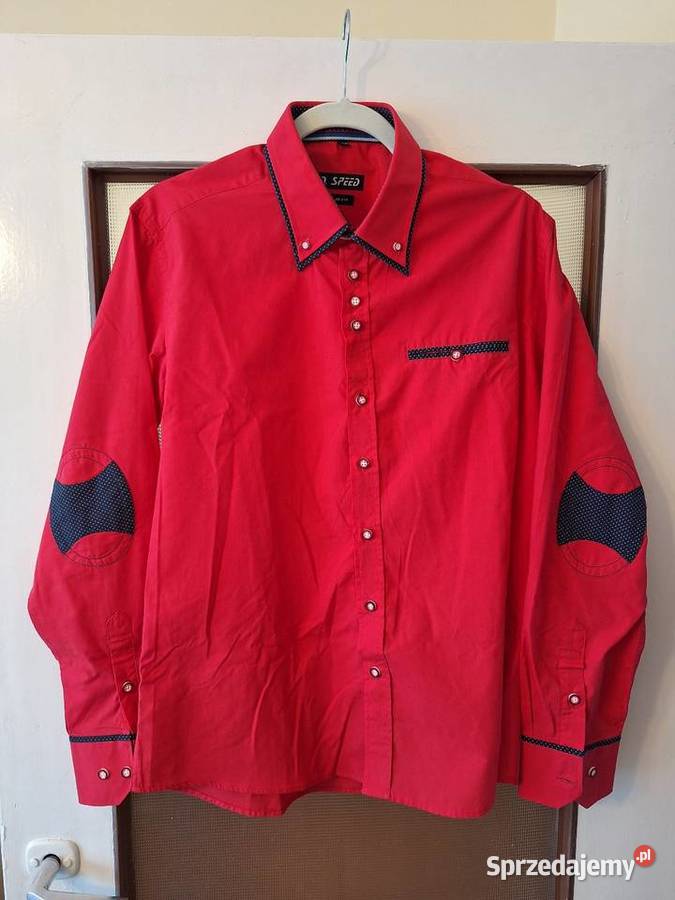 Koszula czerwona Odzież codzienna Pieniężno Pierwsze sprzedam