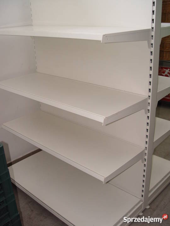 REGAŁY SKLEPOWE METALOWE gondola środkowy regał Sklep Ostrołęka