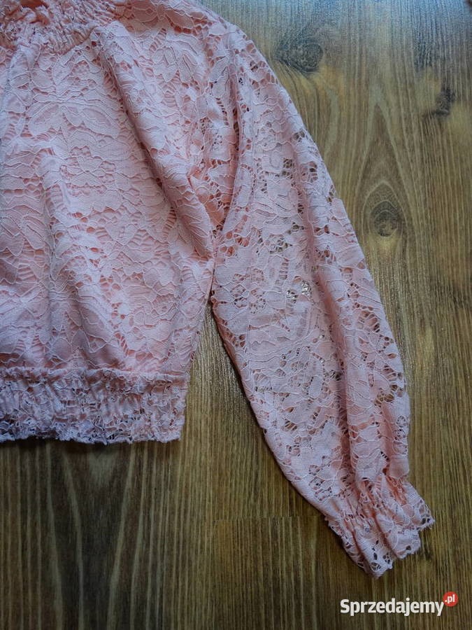 Elegancka bluzka dziewczęca koronka 10lat Legnica