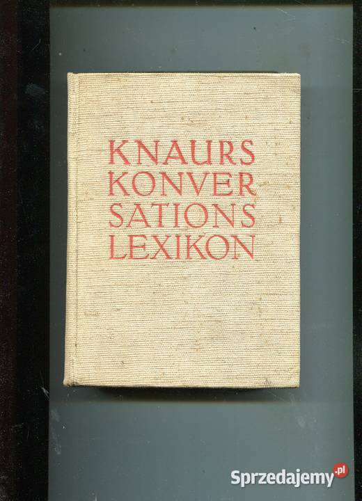 Knaurs Konversations Lexikon A Z 1934 Szczecin sprzedam