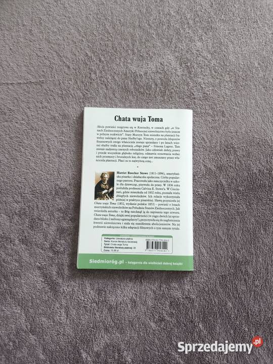 Chata wuja Toma Harriet Beecher Stowe Szczecin