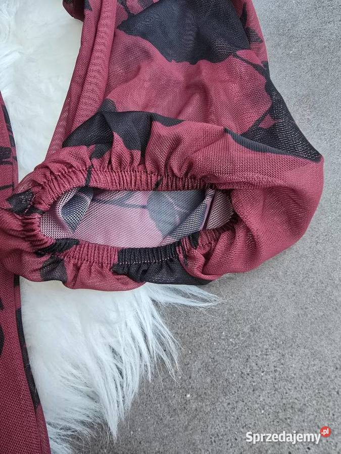 Sukienka z Siateczki bordo XSS śląskie Rybnik
