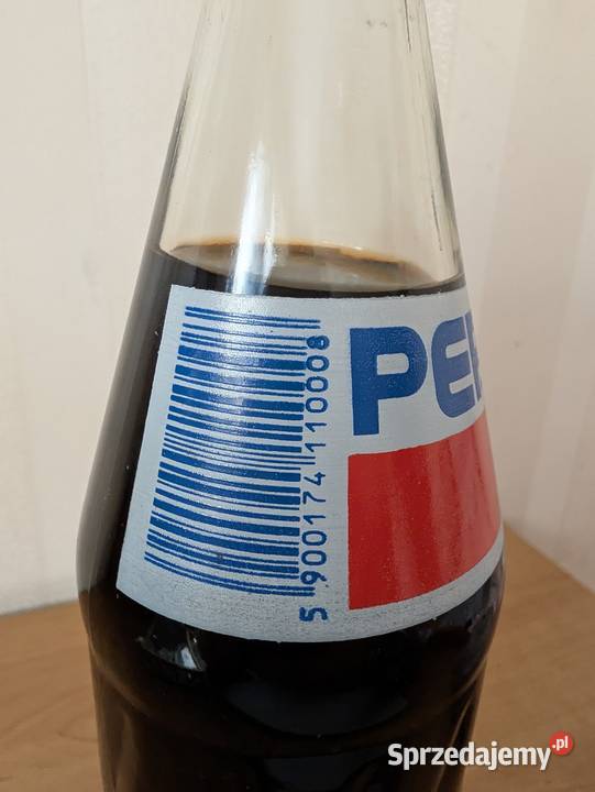 Butelka PepsiCola 1L PRL 1993r Pełna Zielona Góra