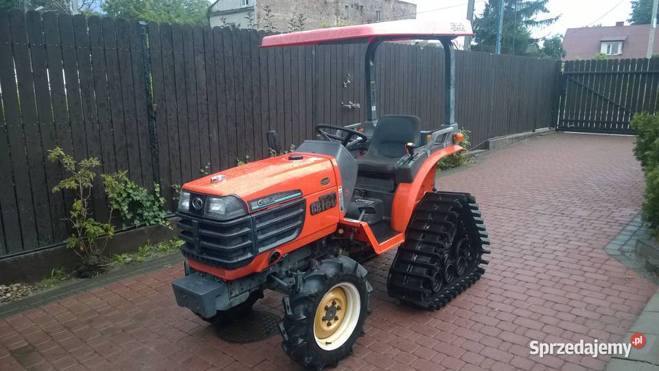 Kubota GB180 na gąsienicach japoński traktorek