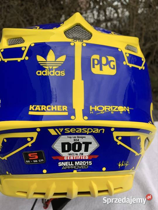 Troy Lee Designs SE4 Factory Carbon Kask śląskie