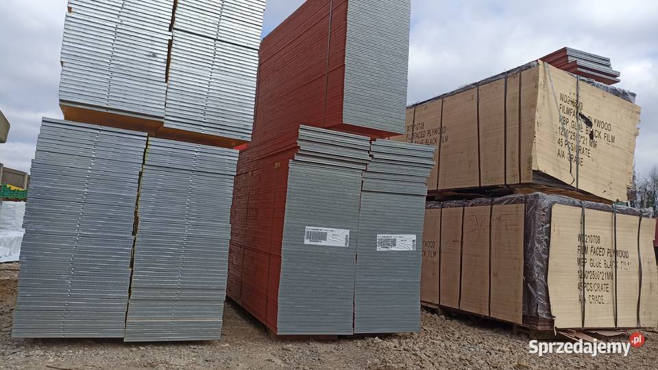 Sklejka szalunkowa 1250 x2500mm x 21mm Nowa Wieluń
