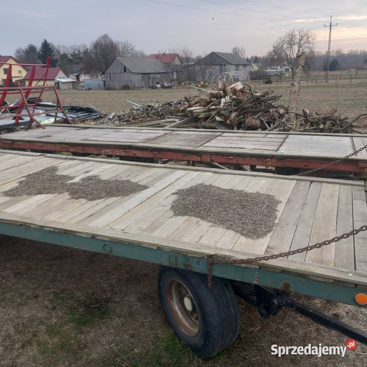 Przyczepa do bel do słomy do skrzyniopalet Fajsławice