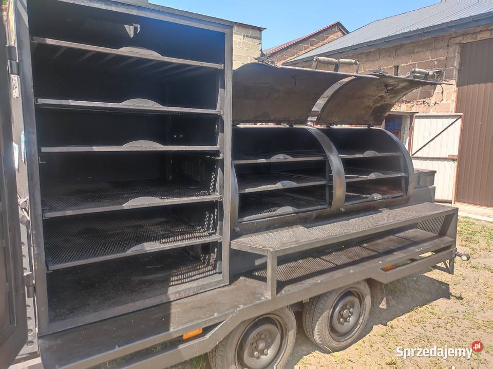 Smoker Grill Bbq mobilny katering imprezy Sękocin Nowy