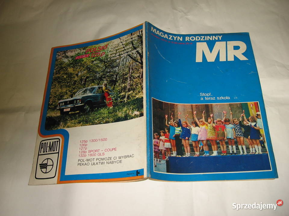 Fiat 125p reklama Społem radio itp PRL Przemyśl