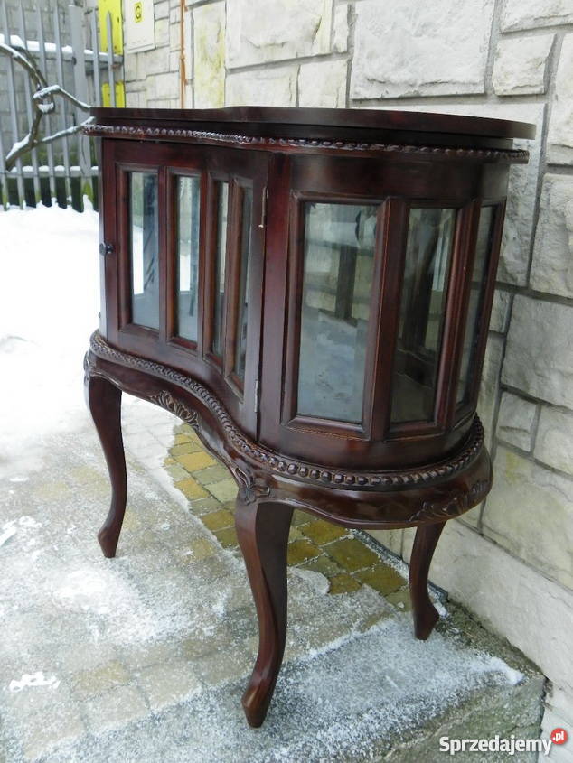 Drewniany barek nerka lite drewno ludwikowski Antyki, Sztuka, Kolekcje Kraków