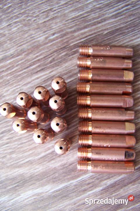 Końcówki prądowe CuCrZr M8 x 35 mm różne rodzaje