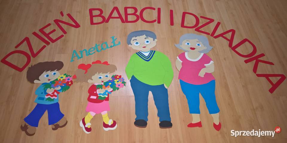 Dekoracje na Dzień Babci i Dziadka z brystolu Garwolin sprzedam