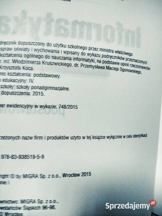 Informatyka migra Warszawa