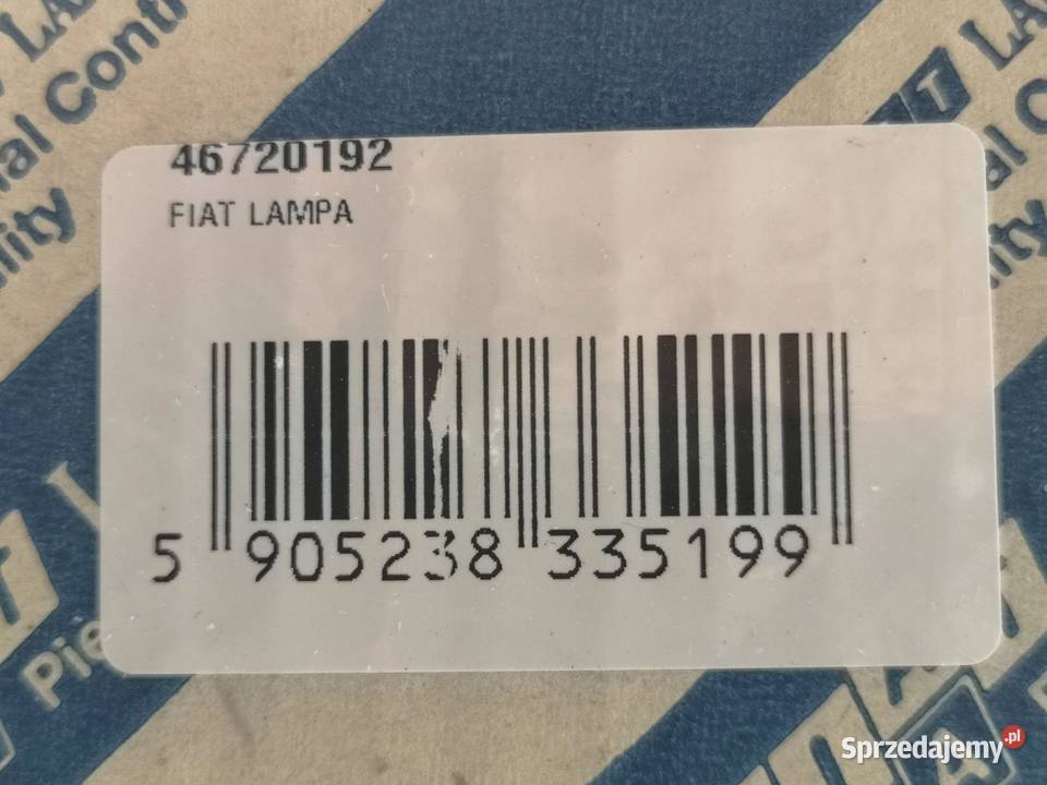 LAMPA PRAWY TYŁ FIAT PUNTO CABRIO 9400 ORYGINAŁ osobowe sprzedam