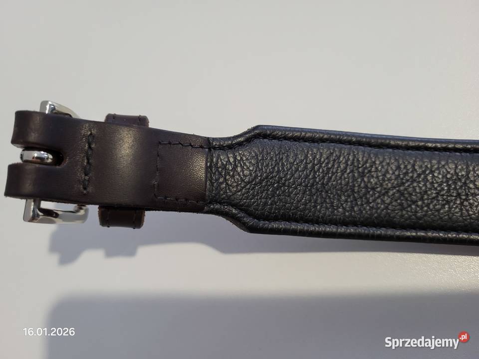 Skórzana obroża psa Swiss Hunter M brązowa świętokrzyskie Końskie