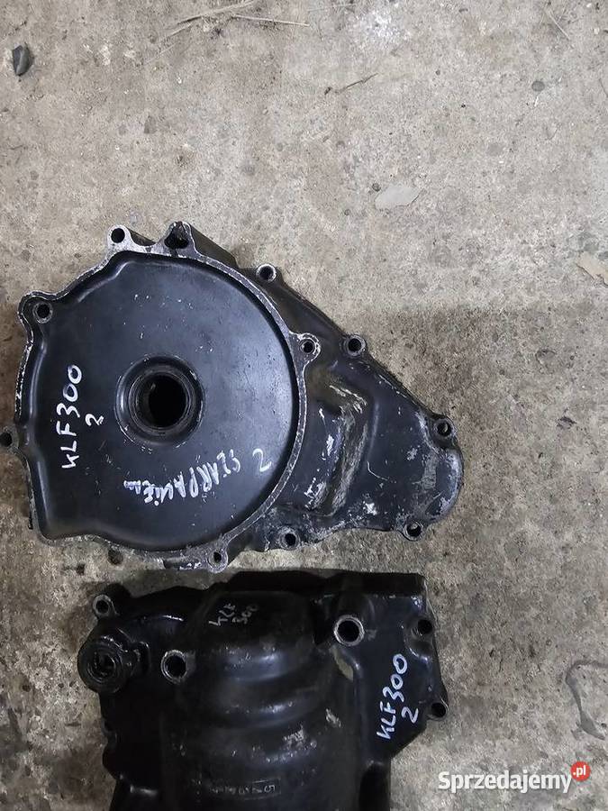 Kawasaki klf 300 pokrywa lewa szarpaka kapa Pokrywy i osłony silnika Jelenia Góra
