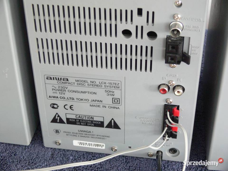 Wieża Aiwa pilot kolumny sprawna WYSYŁKA