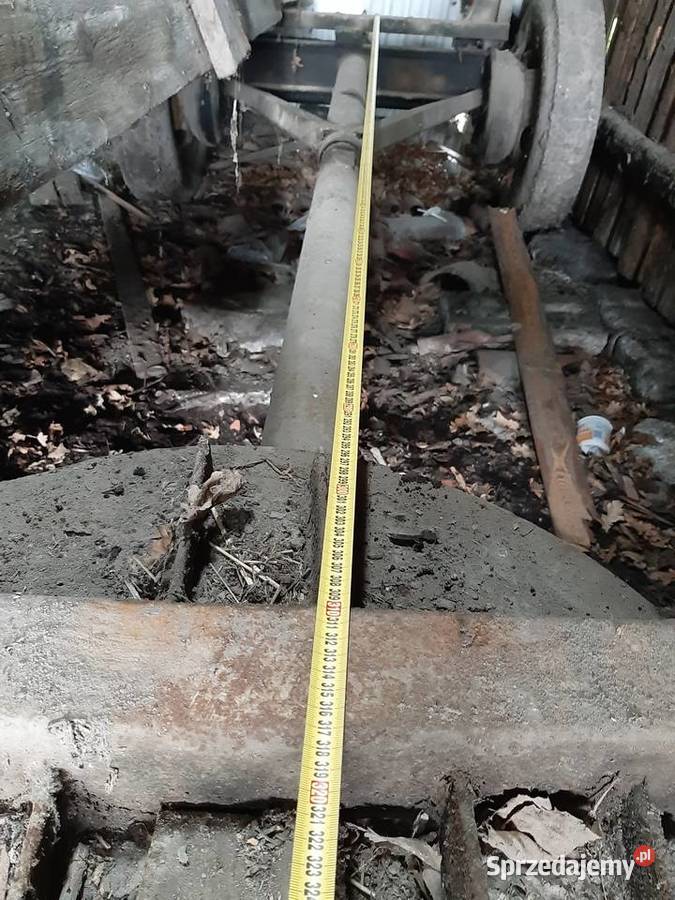 Przyczepa duzy wóz przewozu słupów Chybie