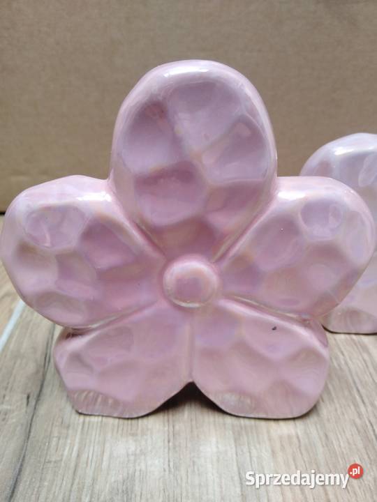 Ceramiczne dekoracyjne kwiaty Nowa Karczma