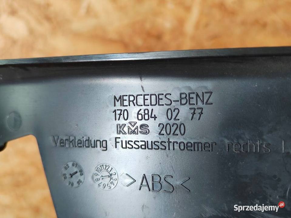 Osłona Tunelu Prawa Crossfire Mercedes SLK R170 wielkopolskie Pleszew