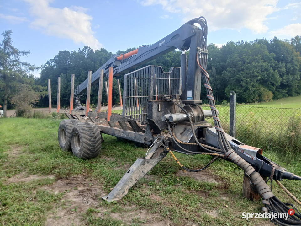 Przyczepa zrywkowa BMF 12 pro 750 warmińsko-mazurskie sprzedam