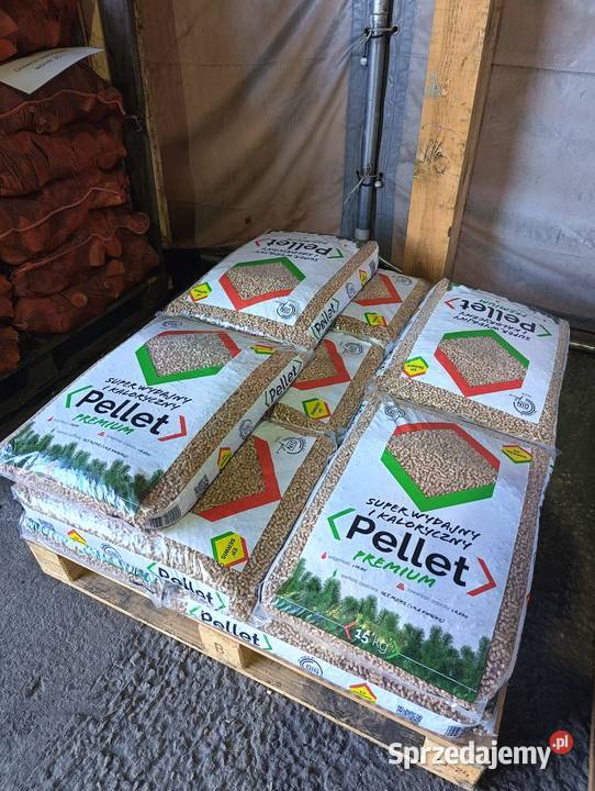 Pellet drzewny sosnowy 6 mm workowany EN plus A1 Bolesław