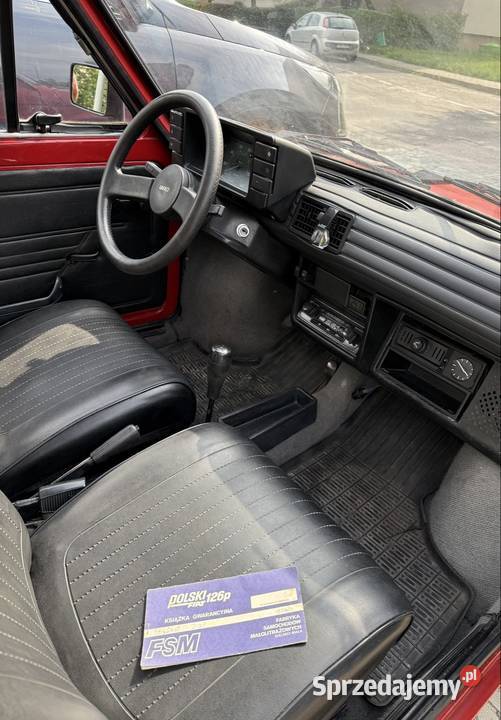 SPRZEDAM FIAT 126p EL 1991 PRZEGLAD CZERWIEC benzyna Tomaszów Mazowiecki