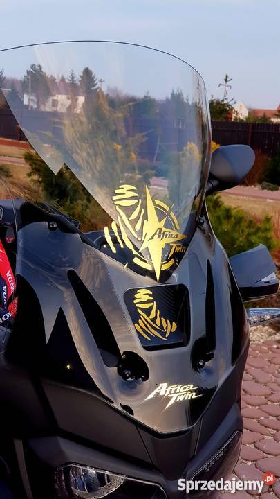 Sticker Africa Twin reflective 130 x 130 mm Tuning Piątkowiec