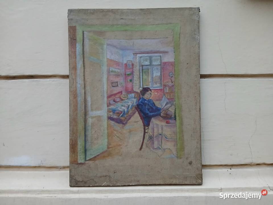 Obraz portret ZPAP Wiesław Nieckowski mieszkanie Warszawa sprzedam