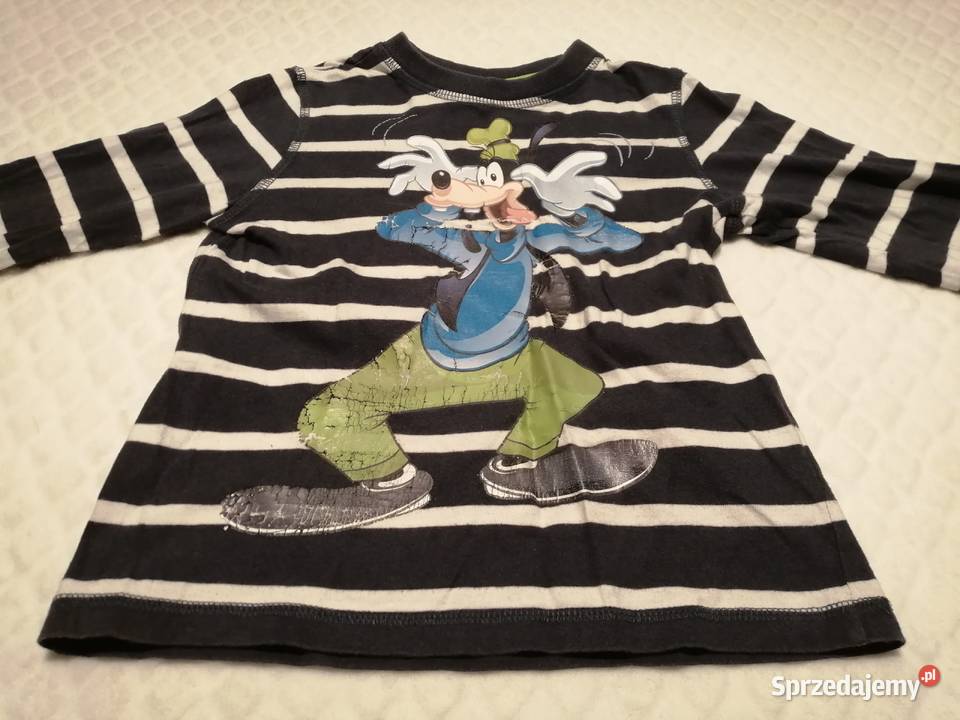 Koszulka długi rękaw Disney 110 Goofy Odzież Bluzki, koszulki i kaftaniki Czeladź