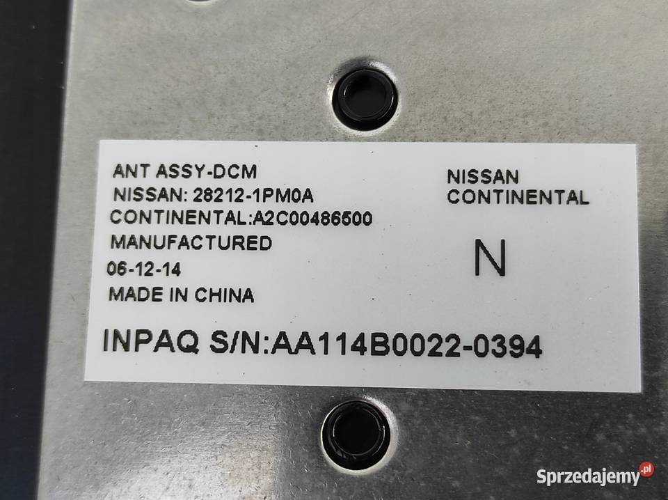 ANTENA NAWIGACJI GPS INFINITI Q70 M35 M37 1PM0A Nowy Tomyśl sprzedam