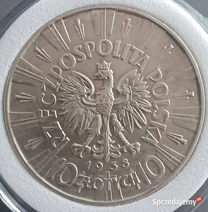 10 J Piłsudski 1938 r 2 Piękne i oryginalne Numizmatyka
