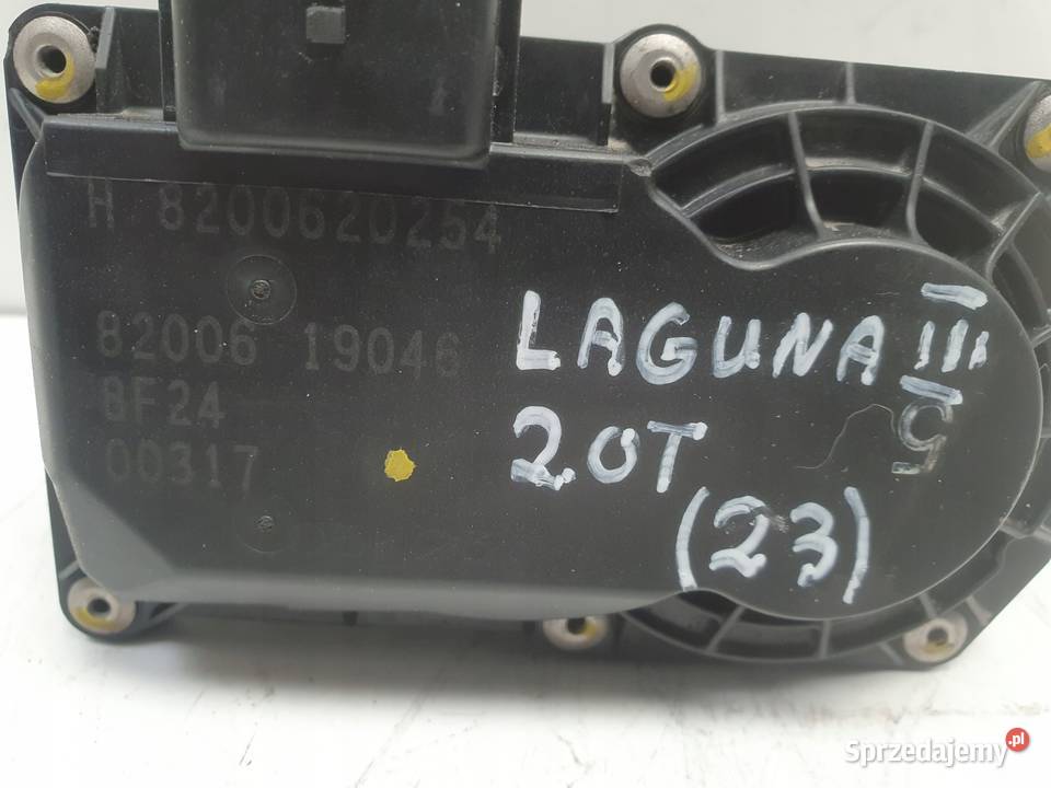 PRZEPUSTNICA Renault Laguna III 20 T 8200620254 osobowe Chełm