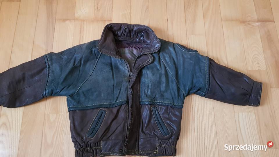 Kurtka skórzanabomber Kurtki i płaszcze Chorzów