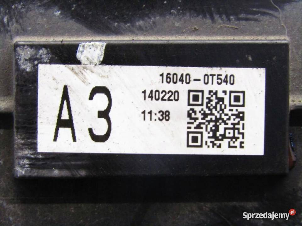 CHŁODNICE WENTYLATOR KPL 18 HYBRID TOYOTA AURIS