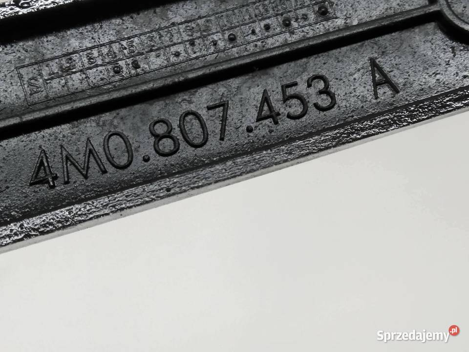 ŚLIZG ZDERZAKA TYŁ KOMPLET 4M0807458 Audi Q7 II Zderzaki świętokrzyskie