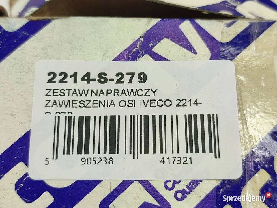ZESTAW NAPRAWCZY ZAWIESZENIA OSI IVECO NOWE sprzedam