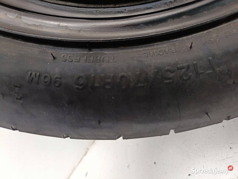 KOŁO DOJAZDOWE ZAPASOWE Audi Seat Vw Golf VI Chełm