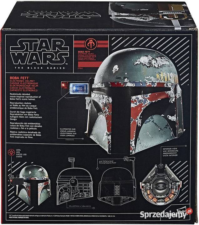 HEŁM BOBA FETT STAR WARS BLACK SERIES Czarna Mogilany