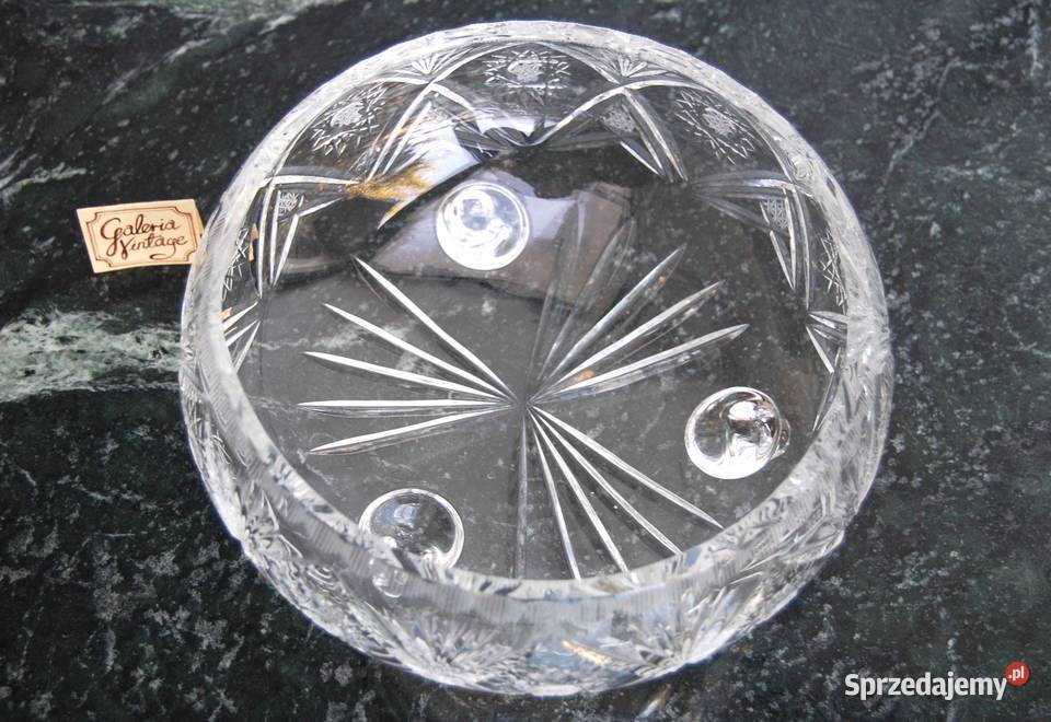 Miska salaterka owocarka kryształowa kryształ Lublin